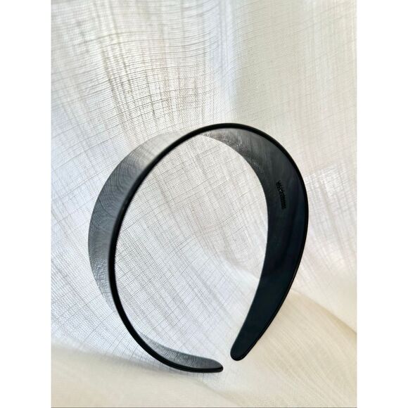 Black glossy wide headband - Picture 1 of 3
